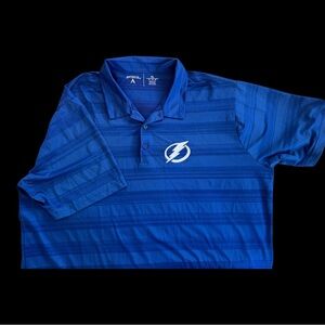 Men’s Antigua Polo-Tampa Bay Lightning Size XL- Excellent Condition!